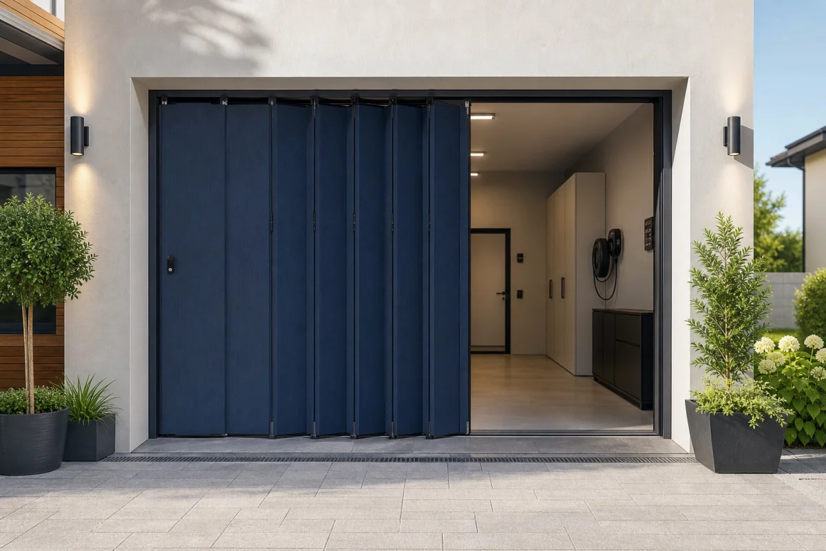 porte de garage accordeon