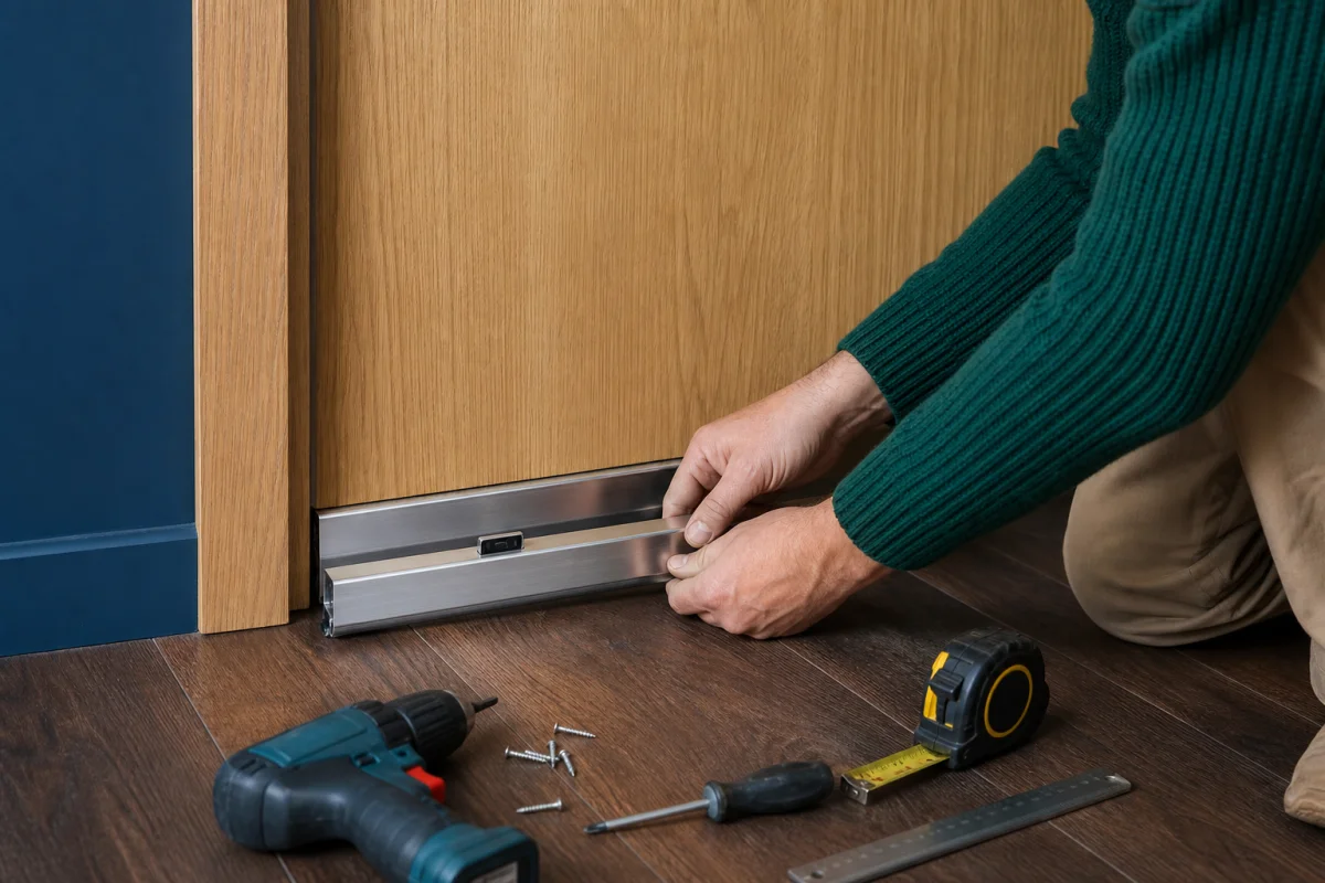 porte isolation phonique interieur