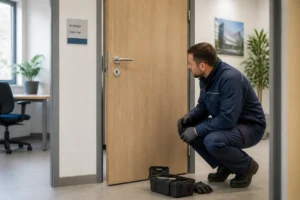 Que faire en cas de porte bloquée
